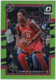 2017-18 Donruss Optic Lime Green #136 DeMar DeRozan 144/175