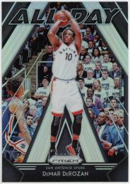 2018-19 Panini Prizm All Day Prizms Silver #22 DeMar DeRozan