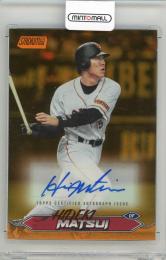 2024 TOPPS Stadium Club NPB 松井秀喜 直筆サインカード Orange Foil【08/25】 読売ジャイアンツ