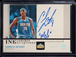 2004-05 SP Signature Edition #CA3 Carmelo Anthony INKredible INKscriptions Melo Jersey #【15/25】 Denver Nuggets