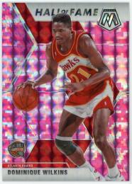 2019-20 Panini Mosaic Mosaic Pink Camo #294 Dominique Wilkins HOF