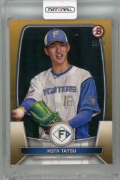 2023 Bowman NPB 達孝太 Gold Foil【28/50】 北海道日本ハムファイターズ