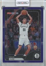 2025-26 Topps Hoops Nolan Traore Pixel Burst Purple #133【43/99】 Brooklyn Nets