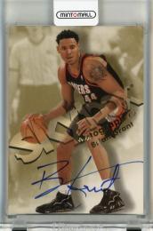 1998-99 SkyBox Premium Brian Grant Autographics Blue Ink No Number