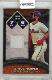 2025 TOPPS Bryce Harper Rounding the Bases Relics #RTBBRY Philadelphia Phillies