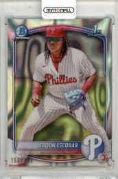 2025 BOWMAN Chrome Prospect Aroon Escobar Lava Refractors #BCP65【156/399】 Philadelphia Phillies