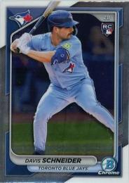 2024 Bowman Chrome MLB #13 Davis Schneider レギュラーカード RC