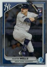 2024 Bowman Chrome MLB #15 Austin Wells レギュラーカード RC