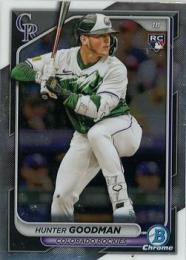 2024 Bowman Chrome MLB #25 Hunter Goodman レギュラーカード RC