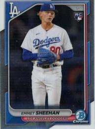 2024 Bowman Chrome MLB #37 Emmet Sheehan レギュラーカード RC