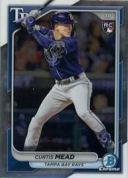 2024 Bowman Chrome MLB #49 Curtis Mead レギュラーカード RC
