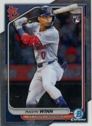 2024 Bowman Chrome MLB #61 Masyn Winn レギュラーカード RC