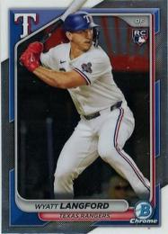 2024 Bowman Chrome MLB #71 Wyatt Langford レギュラーカード RC