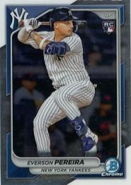 2024 Bowman Chrome MLB #72 Everson Pereira レギュラーカード RC