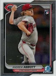 2024 Bowman Chrome MLB #79 Andrew Abbott レギュラーカード RC