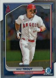 2024 Bowman Chrome MLB #82 Mike Trout レギュラーカード
