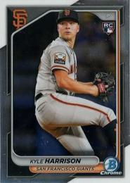 2024 Bowman Chrome MLB #84 Kyle Harrison レギュラーカード RC