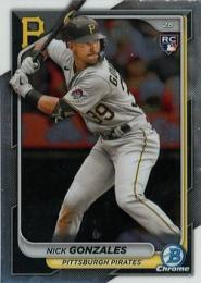 2024 Bowman Chrome MLB #87 Nick Gonzales レギュラーカード RC