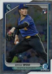 2024 Bowman Chrome MLB #88 Bryan Woo レギュラーカード RC