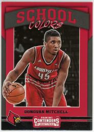 2017-18 Panini Contenders Draft Picks School Colors #29 Donovan Mitchell
