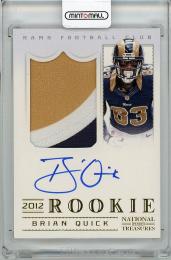 2012 PANINI National Treasures Brian Quick Event Worn Material (RC)【11/49】