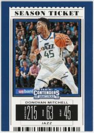 2019-20 Panini Contenders Draft Picks Variations #16 Donovan Mitchell