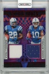 2024 PANINI Illusions Marshall Faulk & Adonai Mitchell Dual Memorabilia【193/199】