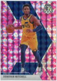 2019-20 Panini Mosaic Mosaic Pink Camo #13 Donovan Mitchell