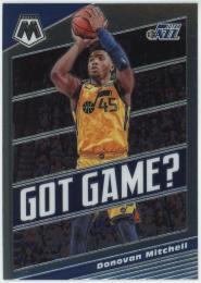 2019-20 Panini Mosaic Got Game? #18 Donovan Mitchell
