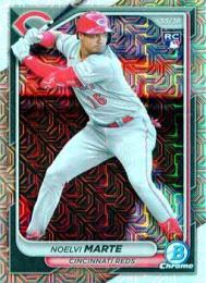 2024 Bowman Chrome MLB #4 Noelvi Marte【Mojo Refractors/パラレル】レギュラーカード RC