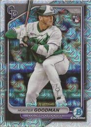2024 Bowman Chrome MLB #25 Hunter Goodman【Mojo Refractors/パラレル】レギュラーカード RC