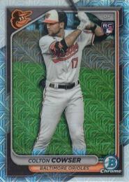 2024 Bowman Chrome MLB #33 Colton Cowser【Mojo Refractors/パラレル】レギュラーカード RC