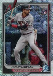2024 Bowman Chrome MLB #55 Jordan Lawlar【Mojo Refractors/パラレル】レギュラーカード RC
