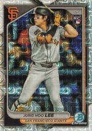 2024 Bowman Chrome MLB #67 Jung Hoo Lee【Mojo Refractors/パラレル】レギュラーカード RC