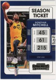 2021-22 Panini Contenders #41 Donovan Mitchell
