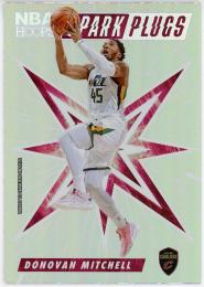 2022-23 Hoops Spark Plugs #19 Donovan Mitchell