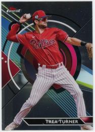2023 Finest #72 Trea Turner