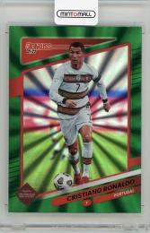 2021-22 PANINI Donruss Cristiano Ronaldo Green Laser Holo #116 Portugal