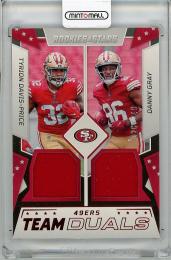 2022 PANINI Rookies & Stars Tyrion Davis-Price & Danny Gray Dual Memorabilia【226/249】