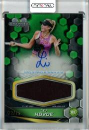 2024 Topps Graphite Graphite Liv Hovde Signature Relics Green Refractors #GSRLHE Auto【72/75】