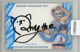 2025 BBM 女子プロレスカード rhythm 直筆サインカード【093/100】