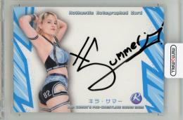 2025 BBM 女子プロレスカード キラ・サマー 直筆サインカード【55/99】
