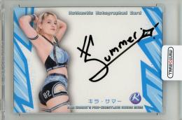 2025 BBM 女子プロレスカード キラ・サマー 直筆サインカード【77/99】