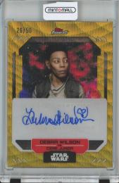 2023 Topps Finest Star Wars Cards Debra Wilson as Cere Junda Finest Autographs/Gold Wave/#FA-DW【26/50】