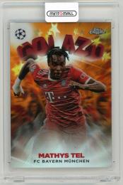 2022-23 TOPPS Chrome UEFA Club Competitions Mathys Tel Golazo Orange Refractor Parallels【3/25】 FC Bayern Munchen