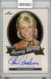 2011 LEAF Pop Century  Loni Anderson Autograph