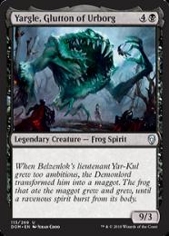 【DOM】【ENG】《アーボーグの暴食、ヤーグル/Yargle, Glutton of Urborg》