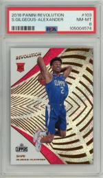 2018-19 Panini Revolution Shai Gilgeous-Alexander Base RC #103【PSA 8 NM-MT】
