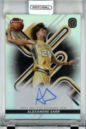 2022-23 Topps Finest Overtime Elite Alexandre Sarr Autographs #FAAS ※表面初期傷有 Yng Dreamerz