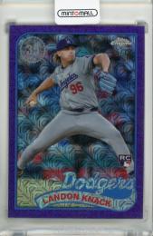 2024 Topps Update Landon Knack 89 Topps Silver Pack Chrome Purple Refractors RC #T89CU36【65/75】